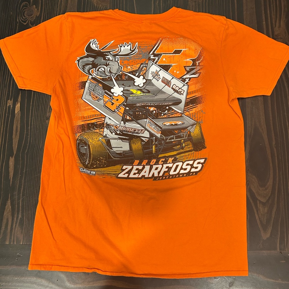 Gildan Softstyle Orange Racing T shirt